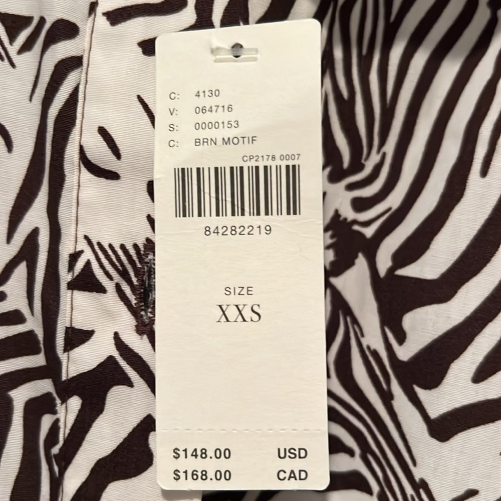 *NWT* ANTHROPOLOGIE THE BETTINA TIERED SHIRT DRESS BY MAEVE - Picture 6 of 7